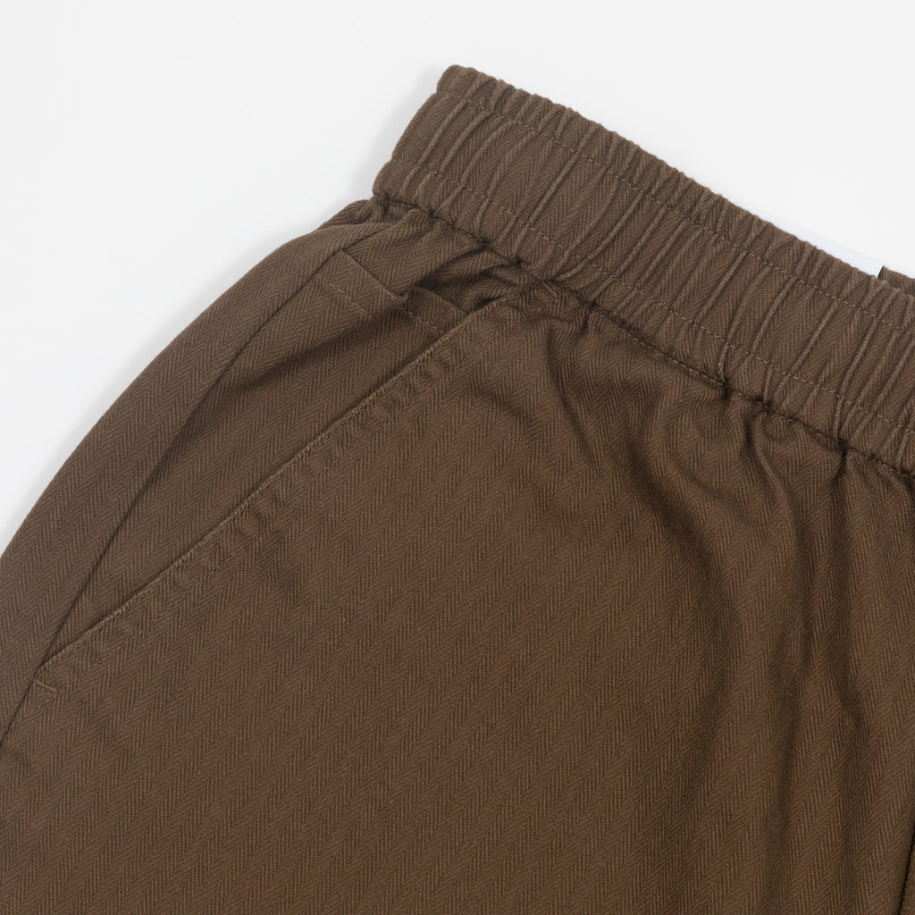 FARAH Greensport Drawstring Trousers in BROWN