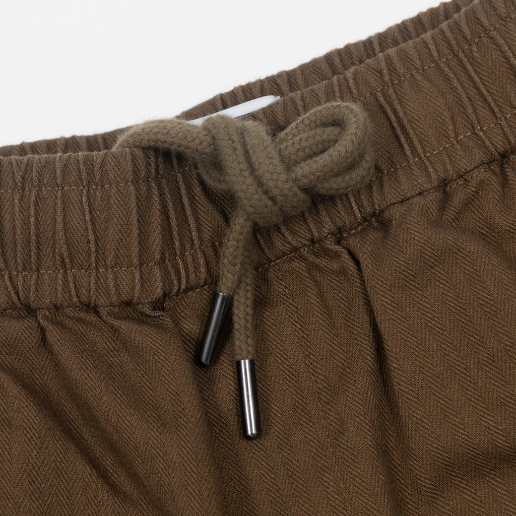 FARAH Greensport Drawstring Trousers in BROWN