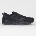 saucony grid peak trainers black side view