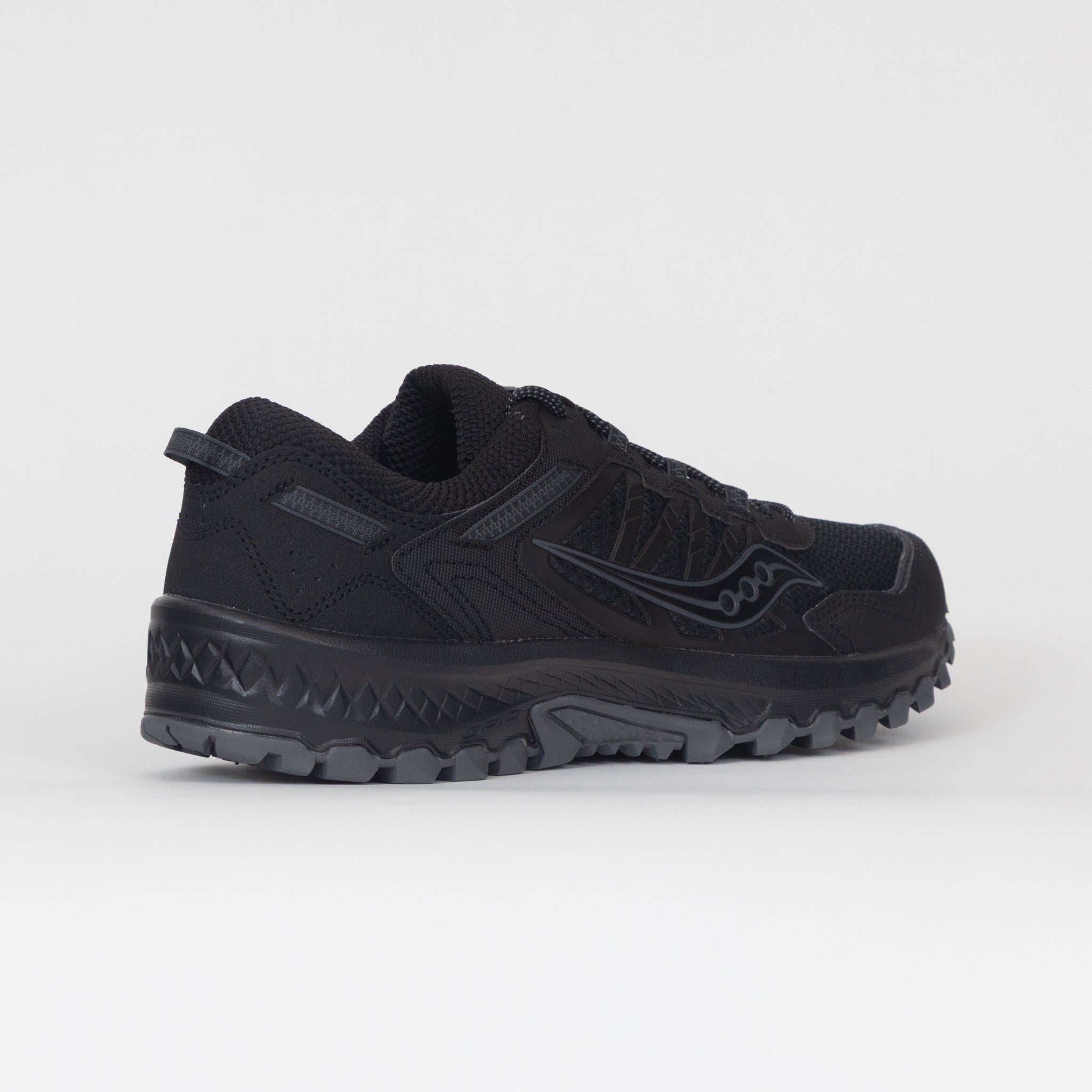 saucony grid peak trainers back view