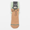 Kids STANCE Grogu Hungry Socks in GREEN