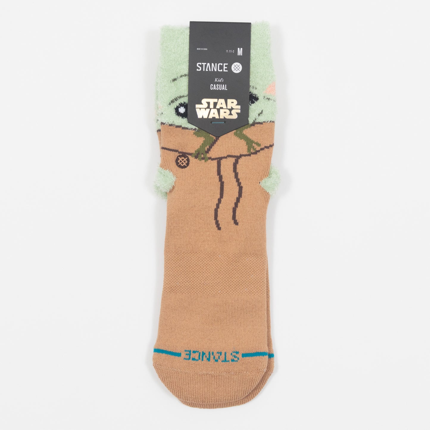 Kids STANCE Grogu Hungry Socks in GREEN