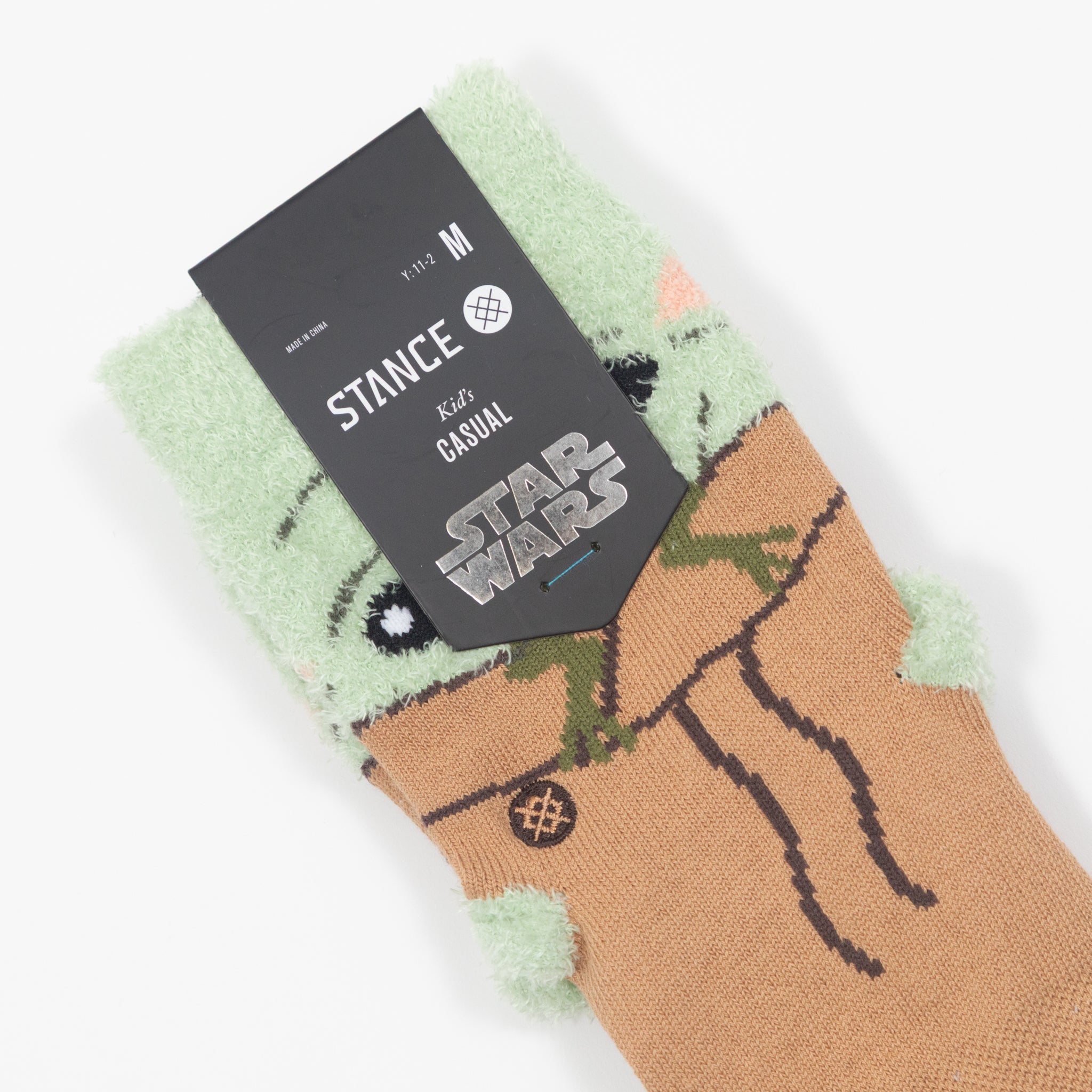 Kids STANCE Grogu Hungry Socks in GREEN
