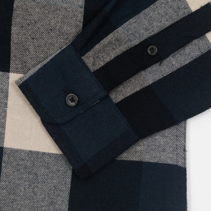 ONLY & SONS Gudmund Check Shirt in DARK NAVY & BEIGE