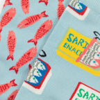 HAPPY SOCKS 2-Pack Sardines Socks Gift Set LIGHT BLUE
