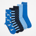 HAPPY SOCKS 5-Pack Everyday Dog Socks