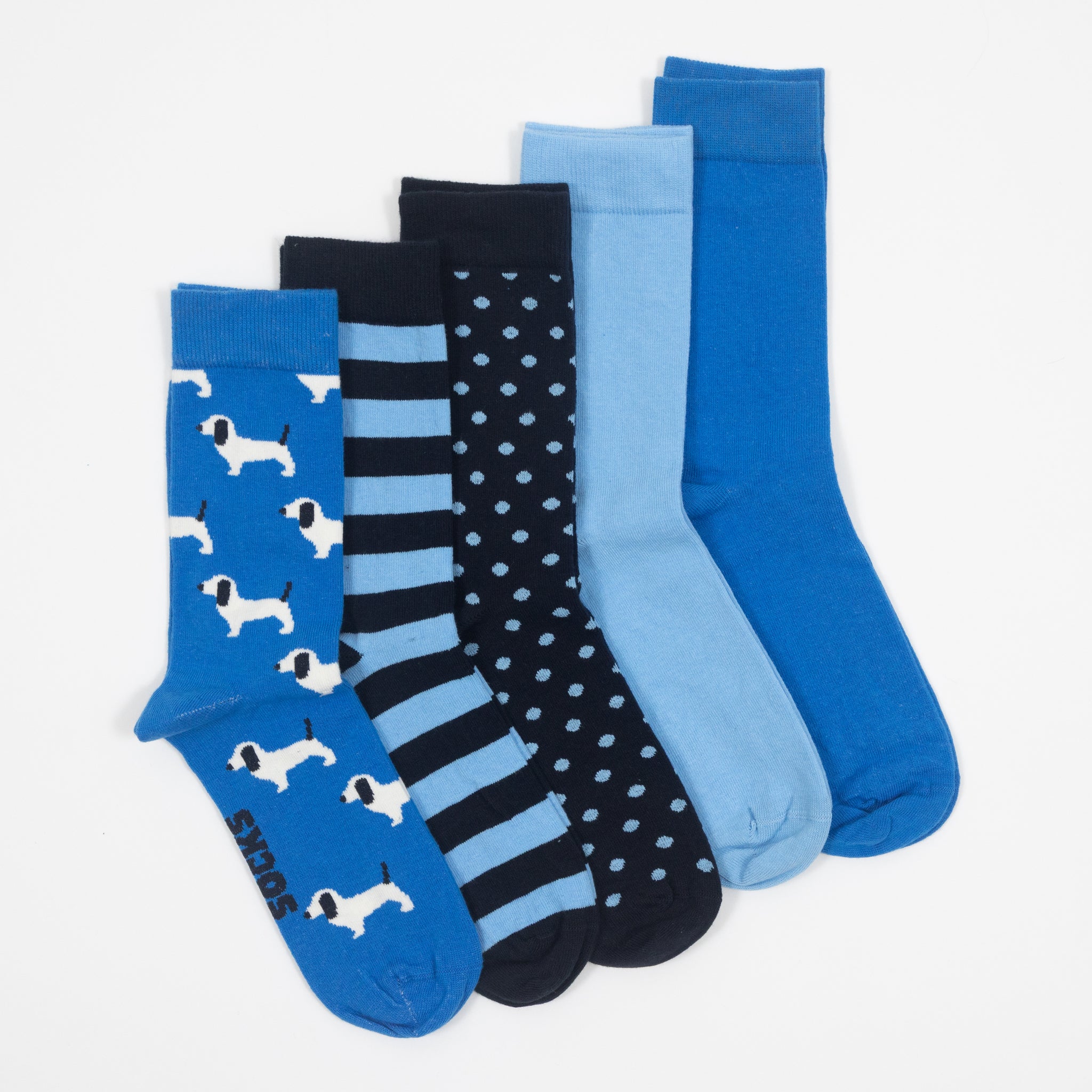 HAPPY SOCKS 5-Pack Everyday Dog Socks
