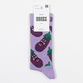HAPPY SOCKS Angry Eggplant Socks in LIGHT PURPLE