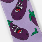 HAPPY SOCKS Angry Eggplant Socks in LIGHT PURPLE