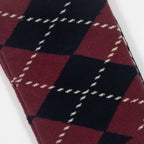HAPPY SOCKS Argyle Socks in DARK RED