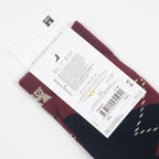 HAPPY SOCKS Argyle Socks in DARK RED