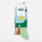 HAPPY SOCKS BBQ Socks in LIGHT GREEN