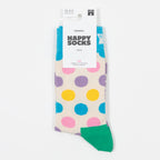 HAPPY SOCKS Big Dot Socks in WHITE