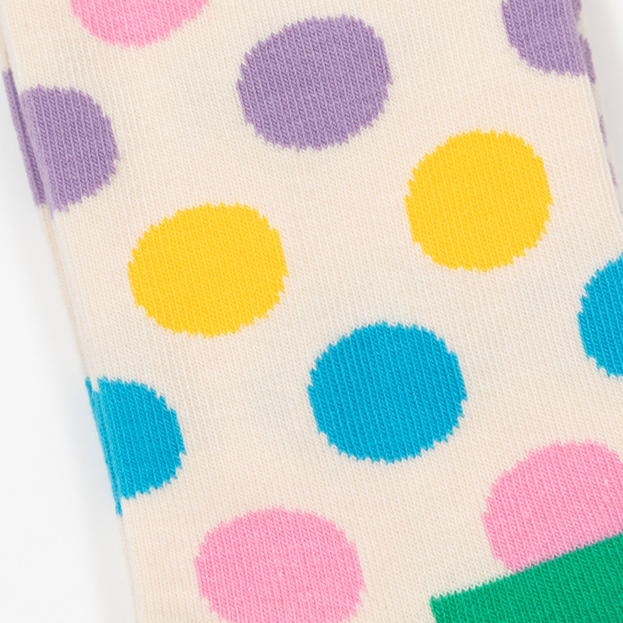 HAPPY SOCKS Big Dot Socks in WHITE