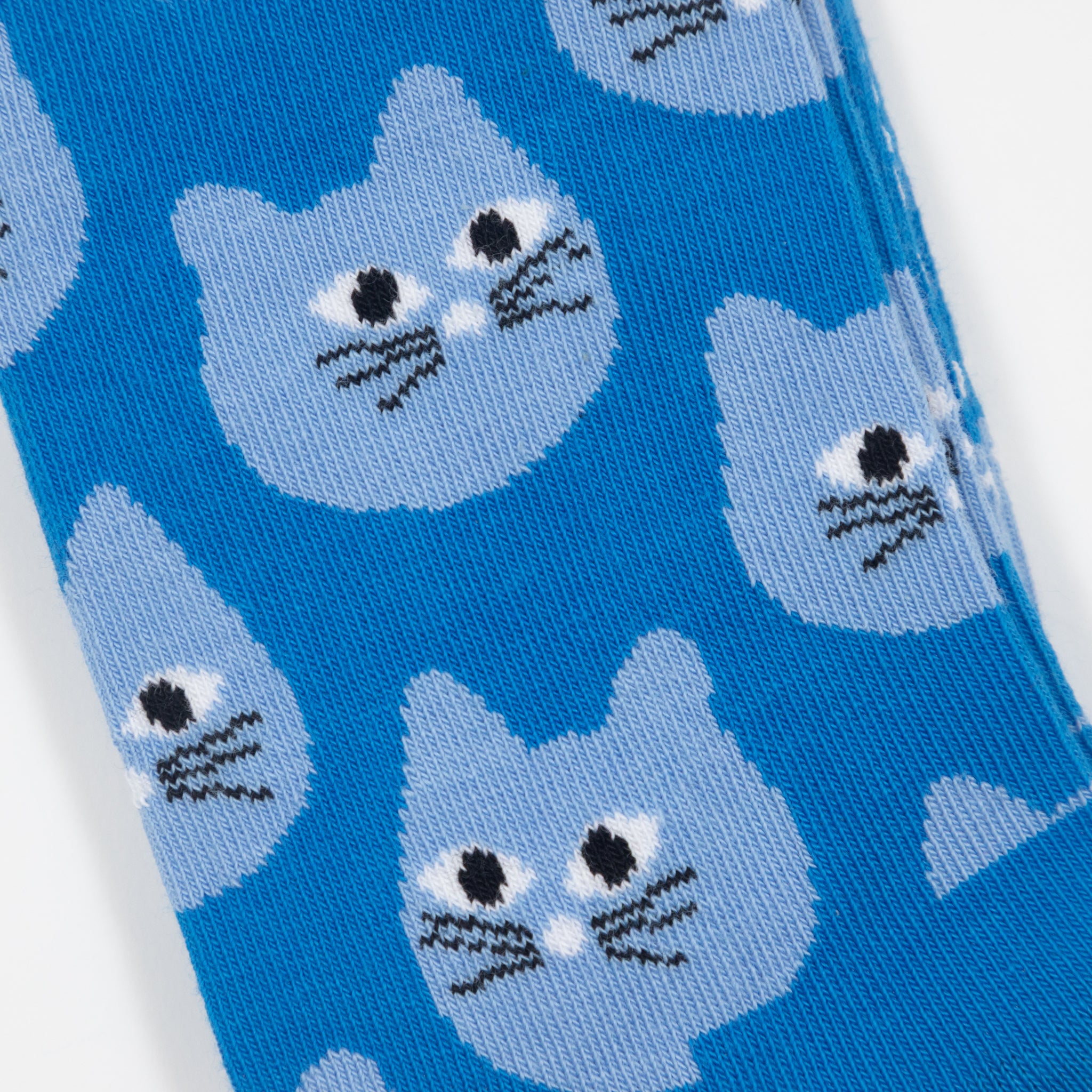 HAPPY SOCKS Cat Socks in LIGHT BLUE