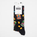 HAPPY SOCKS Chip Bag Socks in BLACK