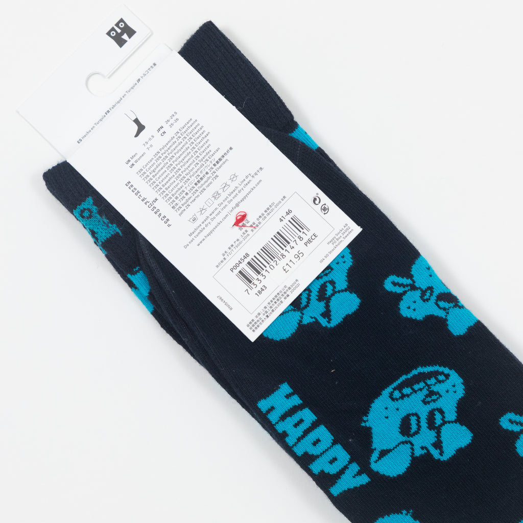 HAPPY SOCKS Dog Socks in NAVY