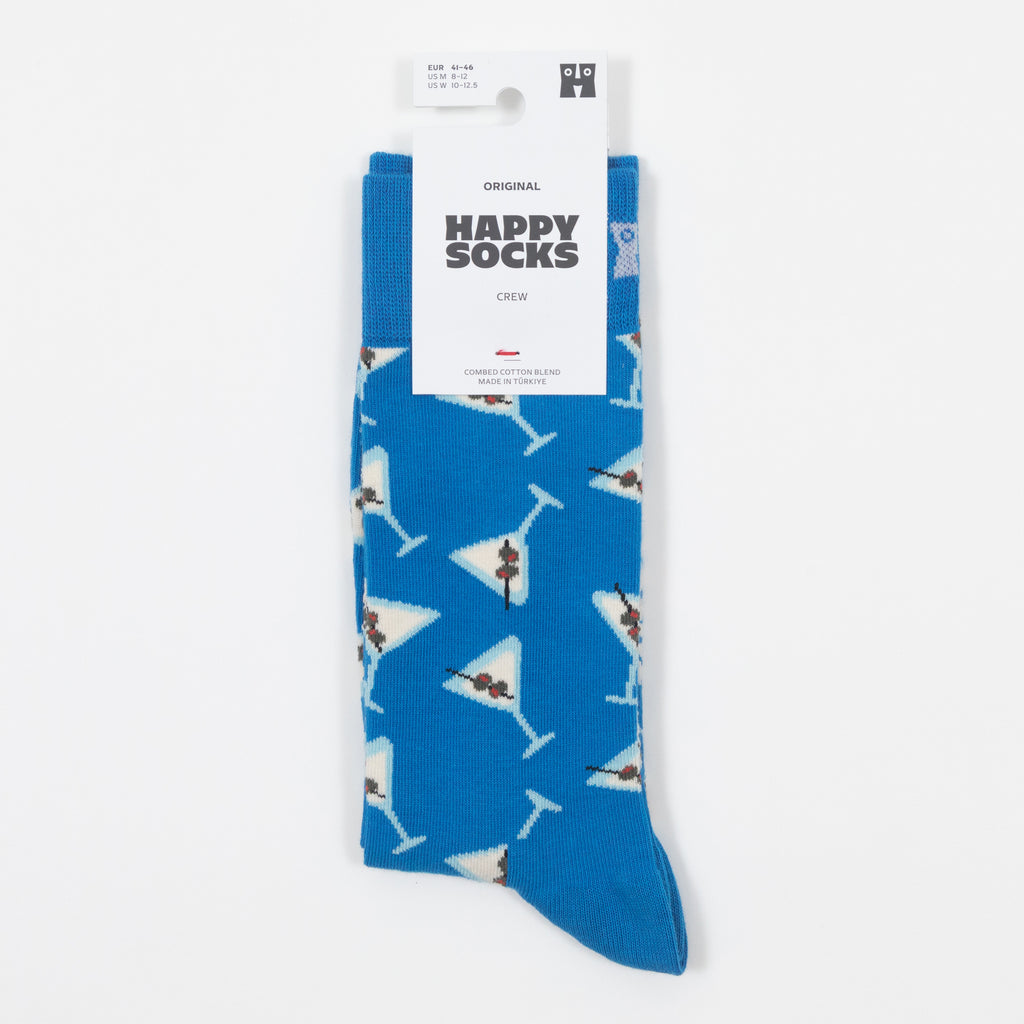 HAPPY SOCKS Dry Martini Socks in BLUE
