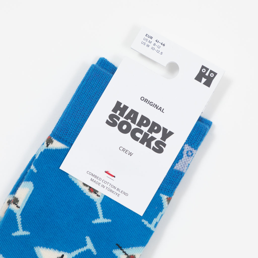 HAPPY SOCKS Dry Martini Socks in BLUE