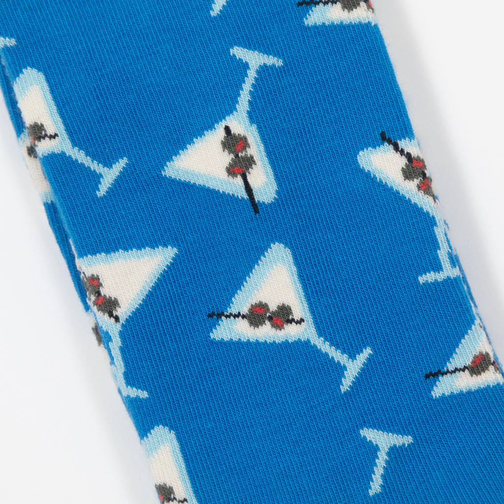 HAPPY SOCKS Dry Martini Socks in BLUE