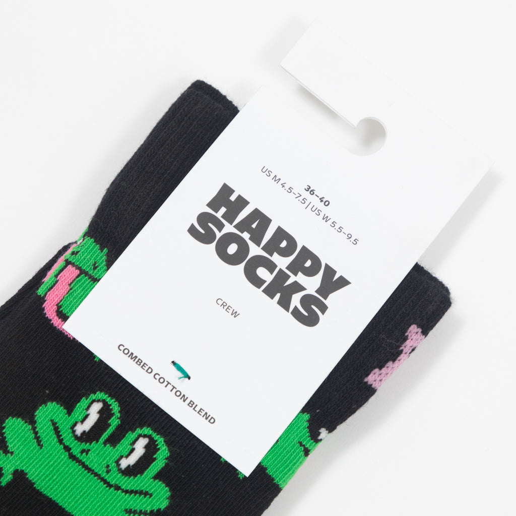 HAPPY SOCKS Frog Socks in BLACK