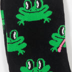 HAPPY SOCKS Frog Socks in BLACK