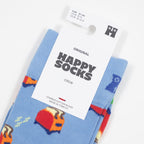 HAPPY SOCKS Have A Toast Socks in LIGHT BLUE