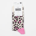 HAPPY SOCKS Leopard Socks in BEIGE