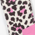 HAPPY SOCKS Leopard Socks in BEIGE