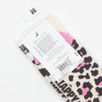HAPPY SOCKS Leopard Socks in BEIGE