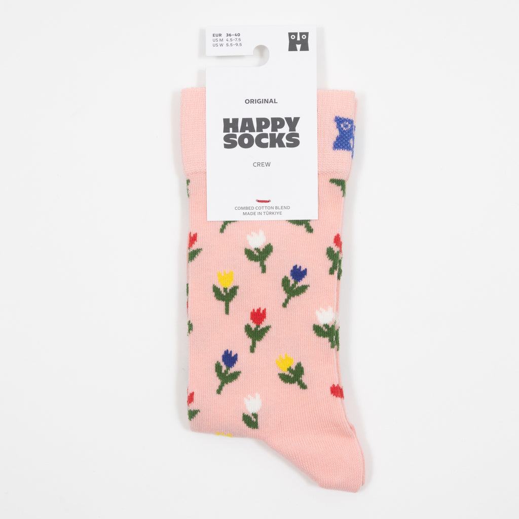HAPPY SOCKS Mini Tulip Socks in LIGHT PINK