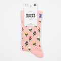 HAPPY SOCKS Mini Tulip Socks in LIGHT PINK