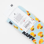 HAPPY SOCKS Rubber Duck Socks in LIGHT BLUE