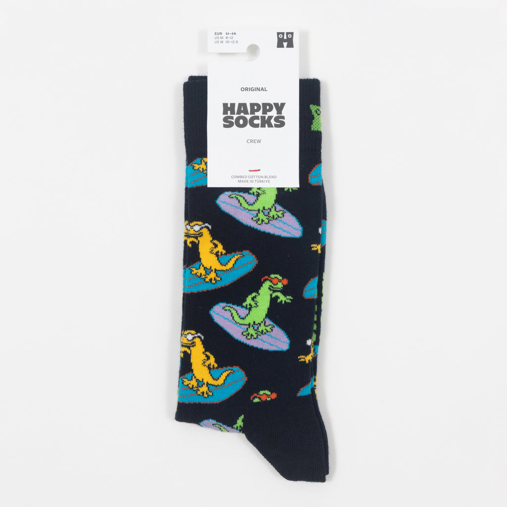 HAPPY SOCKS Surf Lizard Socks in NAVY