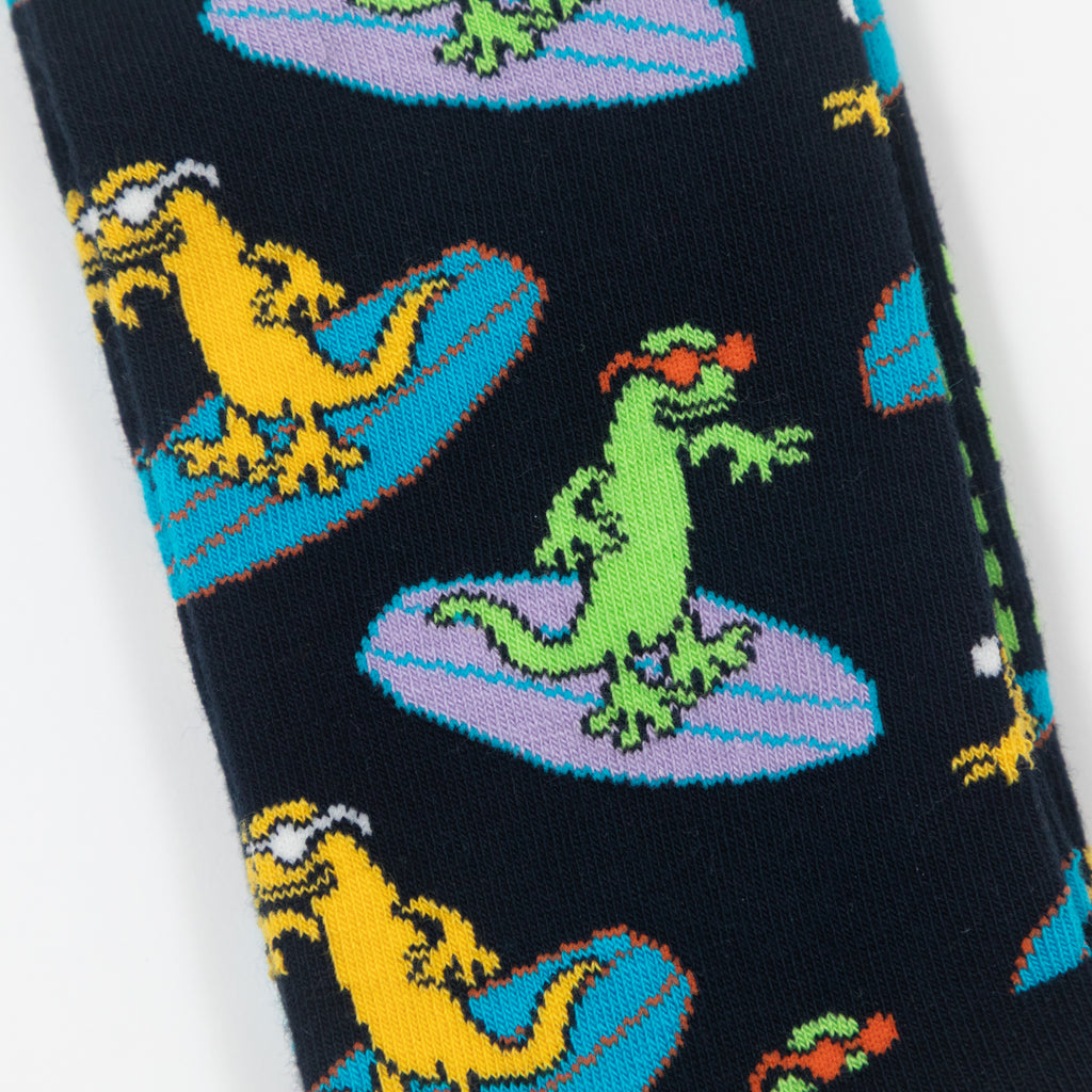 HAPPY SOCKS Surf Lizard Socks in NAVY