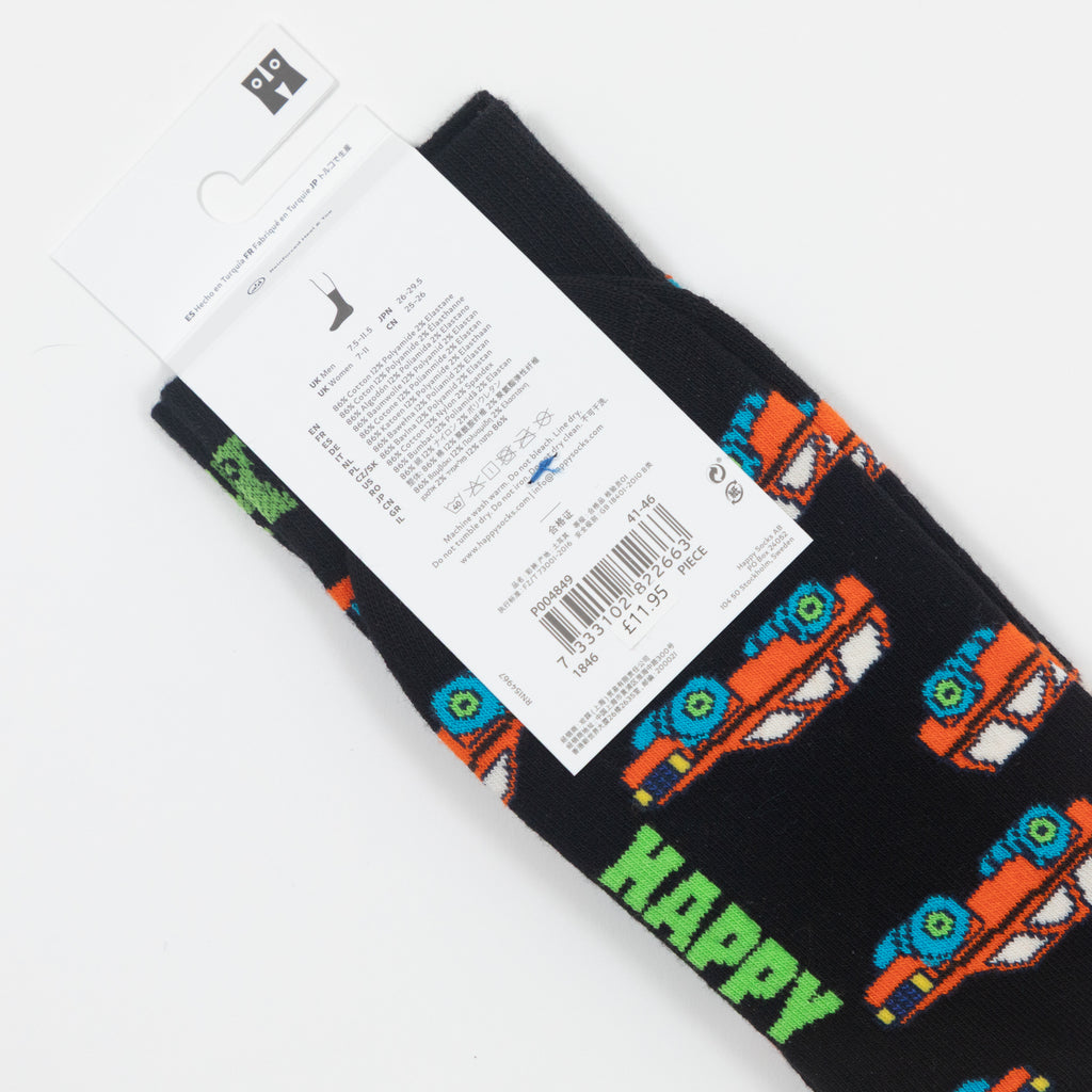 HAPPY SOCKS SUV Sock Socks in BLACK
