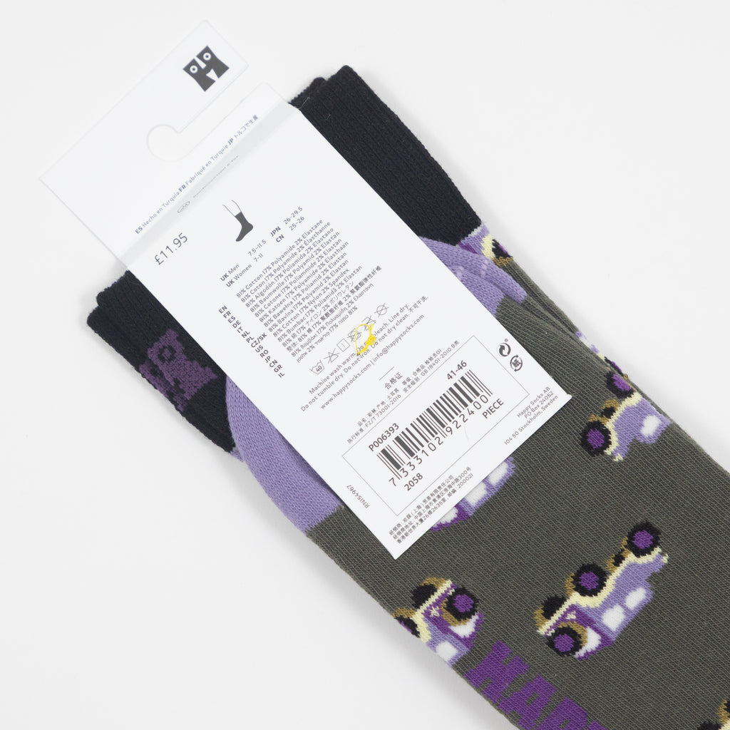 HAPPY SOCKS SUV Socks in DARK GREEN
