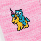 HAPPY SOCKS Unicorn Sneaker Sock in PINK