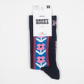 HAPPY SOCKS Vertical Flowers Socks in NAVY