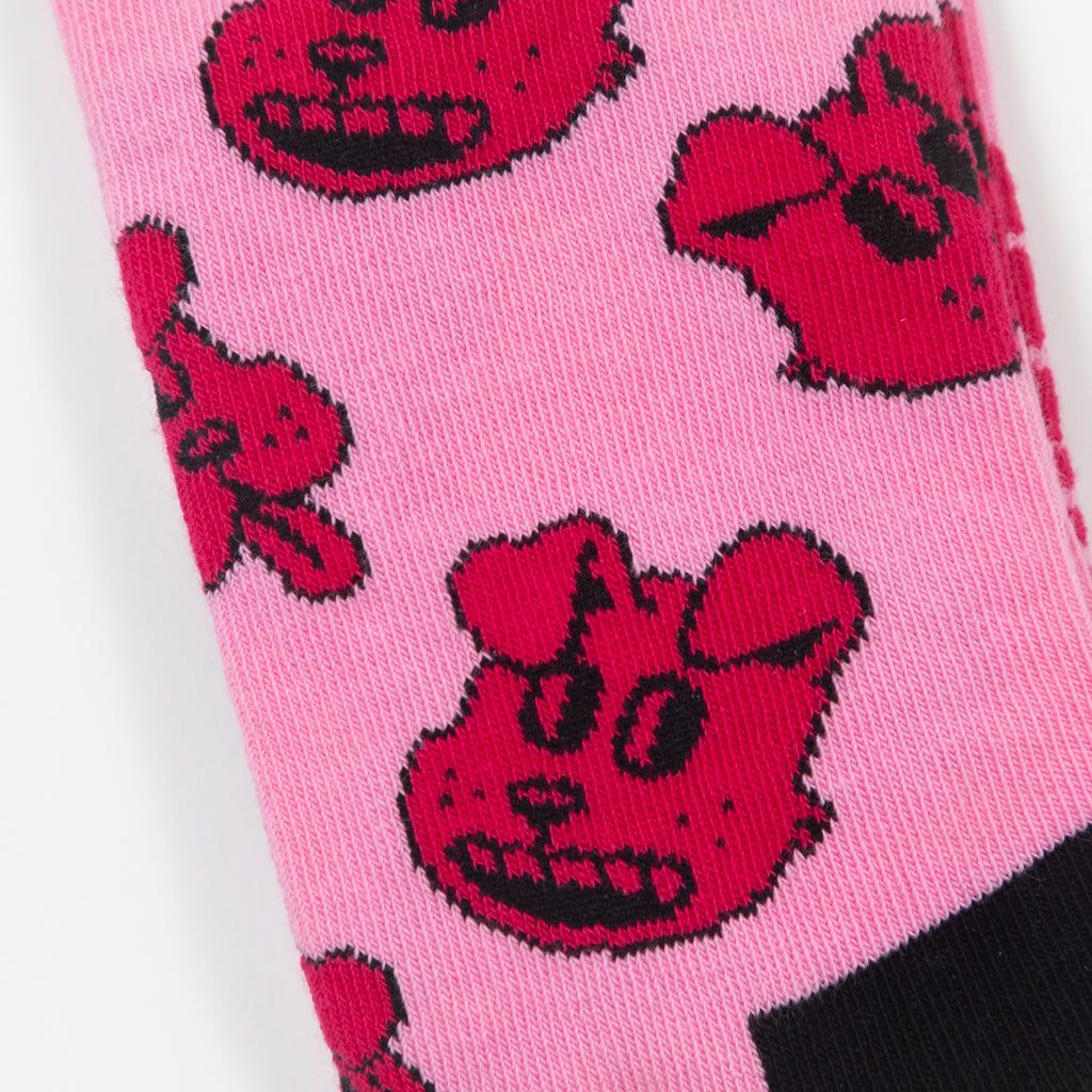HAPPY SOCKS Dog Socks in LIGHT PINK