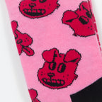 HAPPY SOCKS Dog Socks in LIGHT PINK