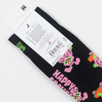 HAPPY SOCKS Skate Bunny Socks in BLACK