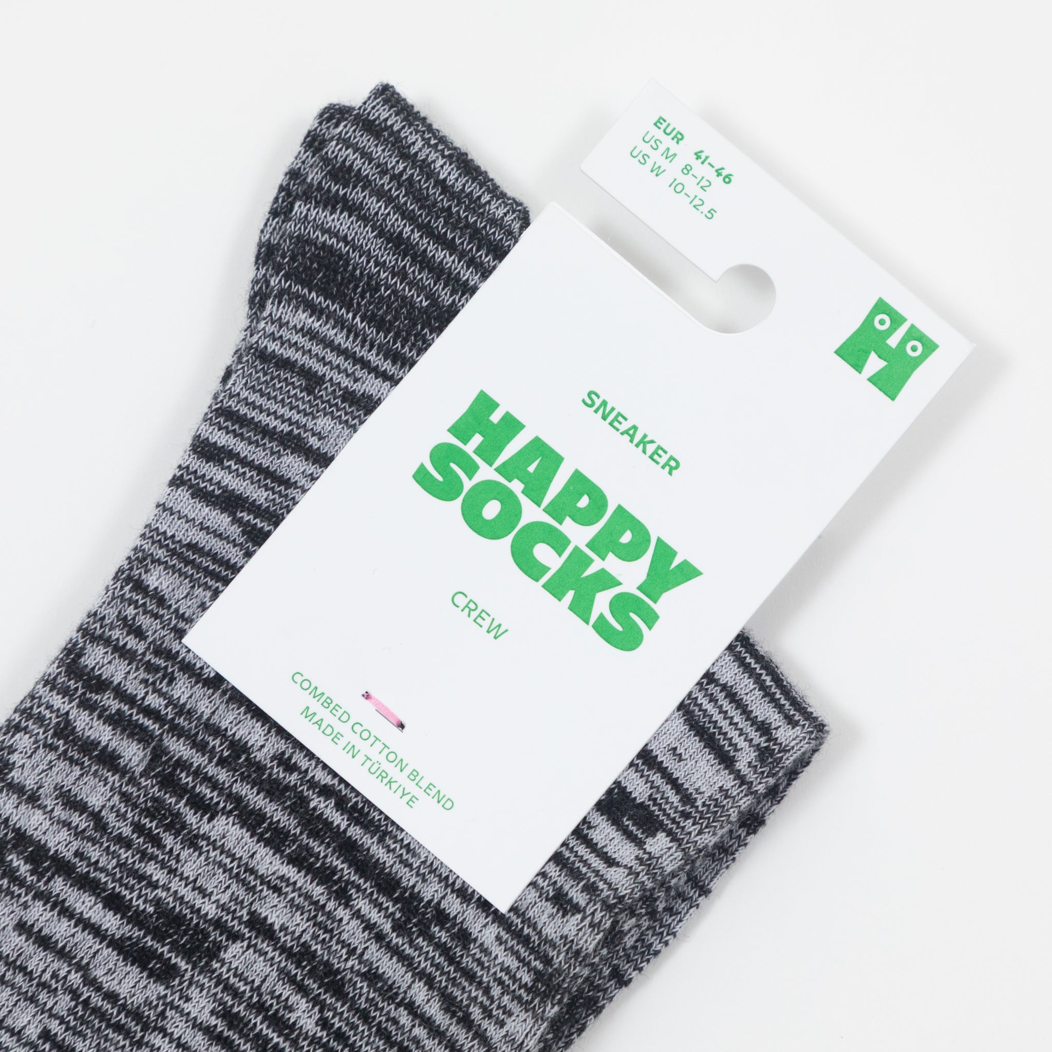 HAPPY SOCKS Skull Sneaker Socks in BLACK