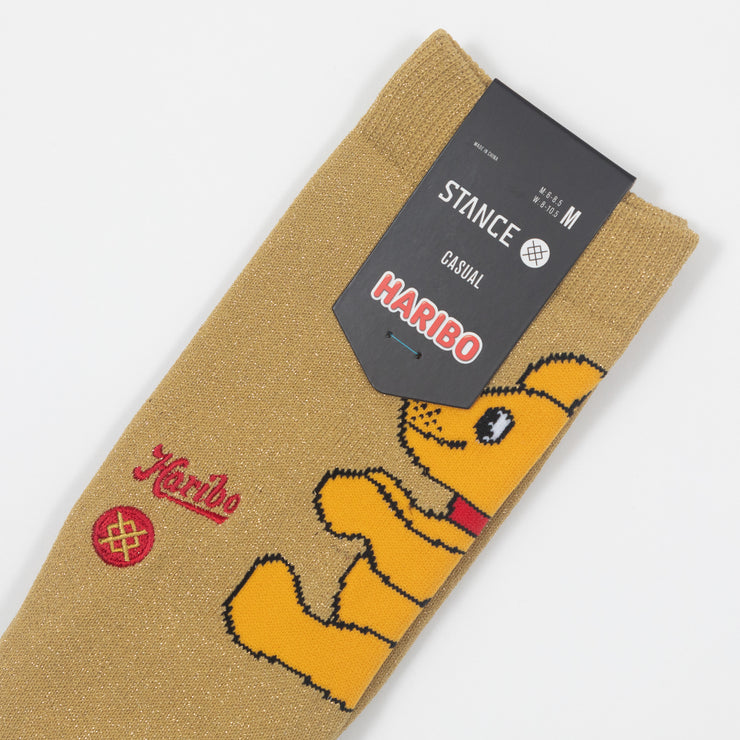 STANCE x HARIBO Gummie Bear Socks in GOLD