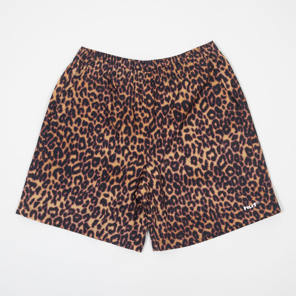 HUF 89 Printed Easy Shorts in BROWN