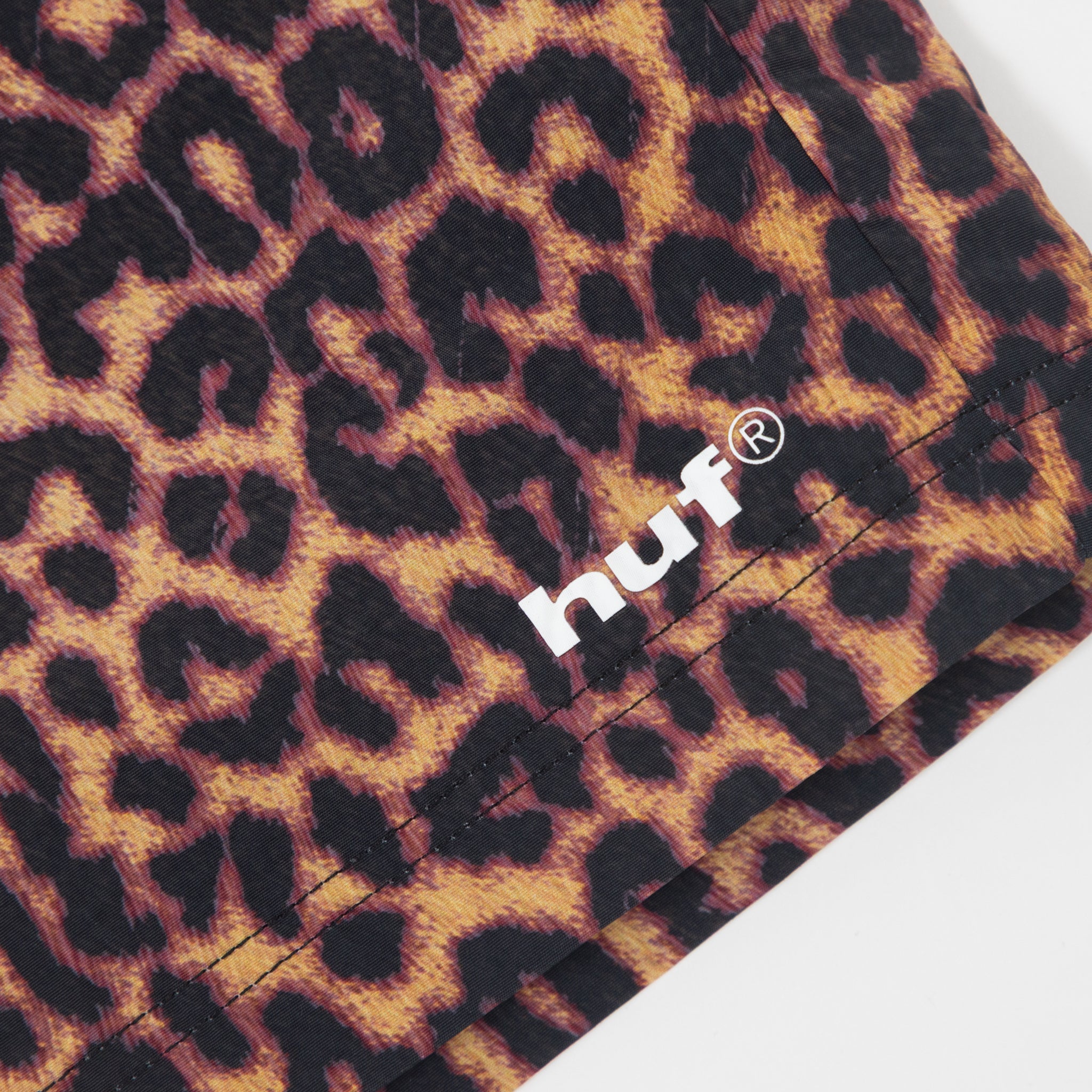 HUF 89 Printed Easy Shorts in BROWN