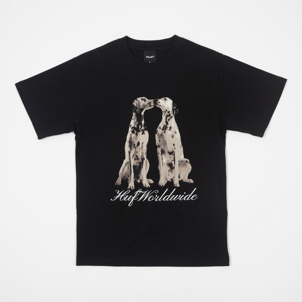 HUF Dogged Short Sleeve T-Shirt in BLACK