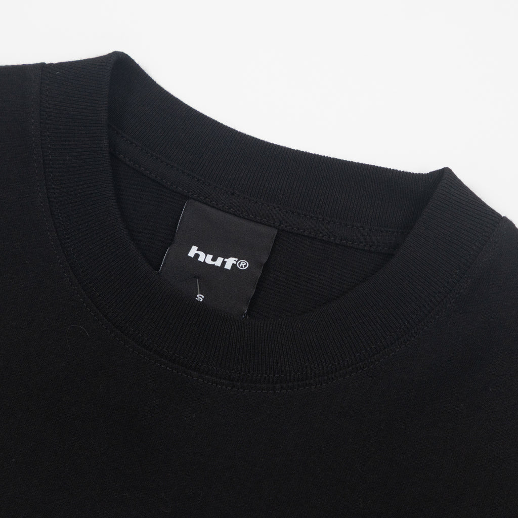 HUF H Cam Short Sleeve T-Shirt in BLACK