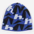 HUF H Star Repeat Skull Beanie in ROYAL BLUE