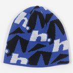 HUF H Star Repeat Skull Beanie in ROYAL BLUE